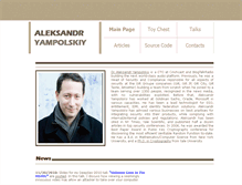 Tablet Screenshot of alexyampolskiy.com